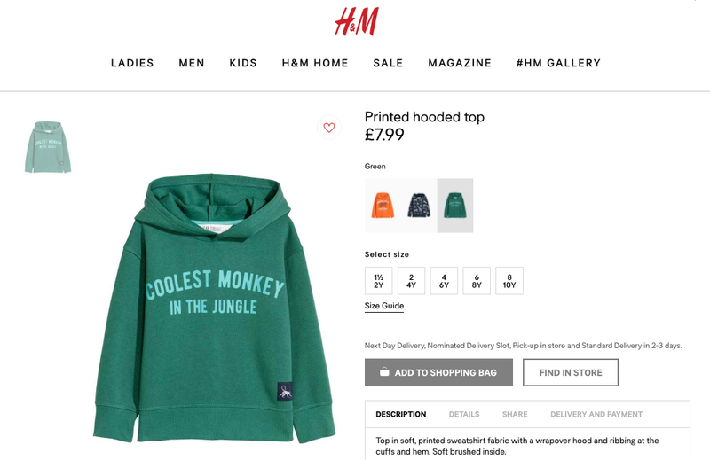Screengrab via H&M.